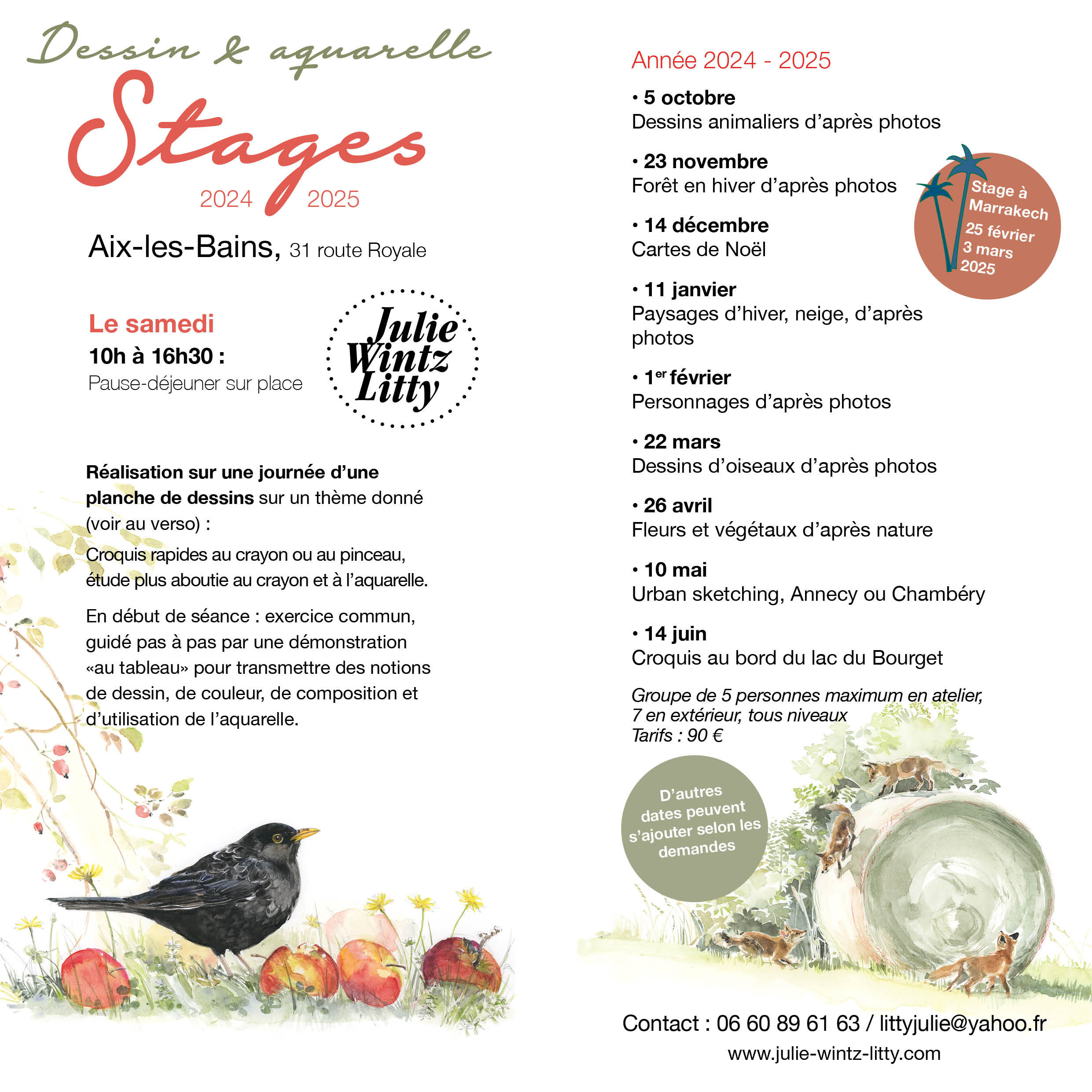 stages samedi carré