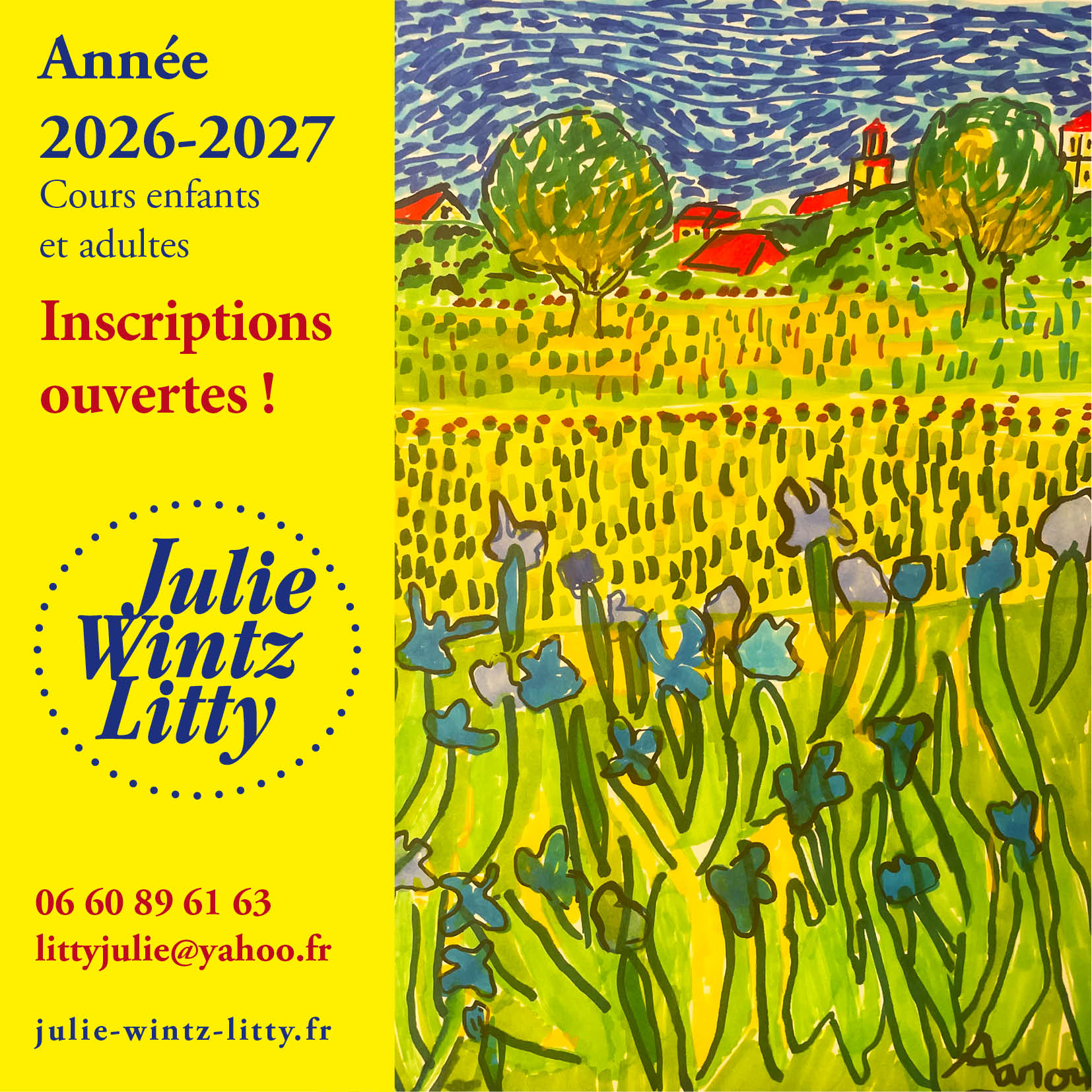 inscriptions ouvertes2026-27